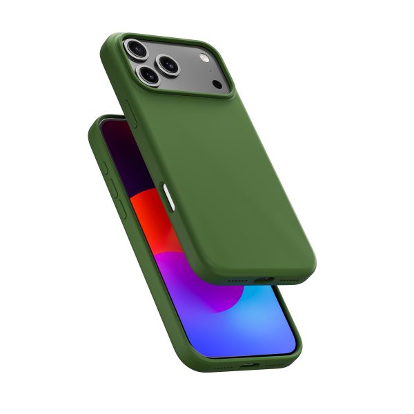 Premium Liquid Silicone Case with Magsafe for iPhone 17 Pro Max-Green - 图片 3