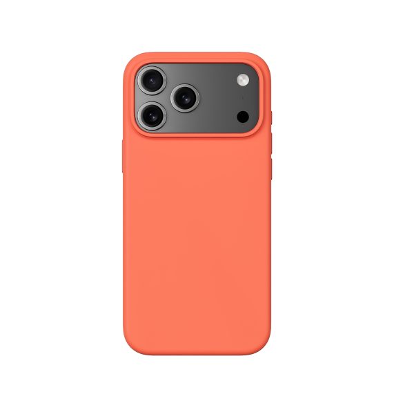 Premium Liquid Silicone Case with Magsafe for iPhone 17 Pro Max-Orange