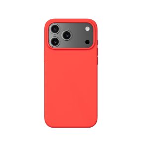 Premium Liquid Silicone Case with Magsafe for iPhone 17 Pro Max-Red