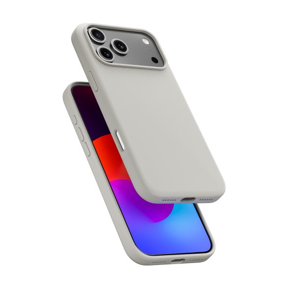 Premium Liquid Silicone Case with Magsafe for iPhone 17 Pro Max-Grey - 图片 3