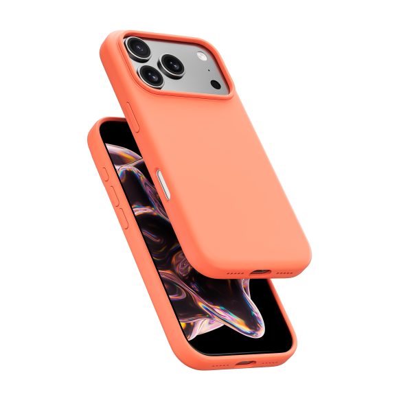 Silicone Case with Magsafe for iPhone 17 Pro-Orange - 图片 3