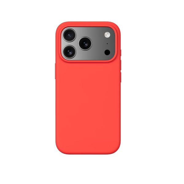 Silicone Case with Magsafe for iPhone 17 Pro-Red