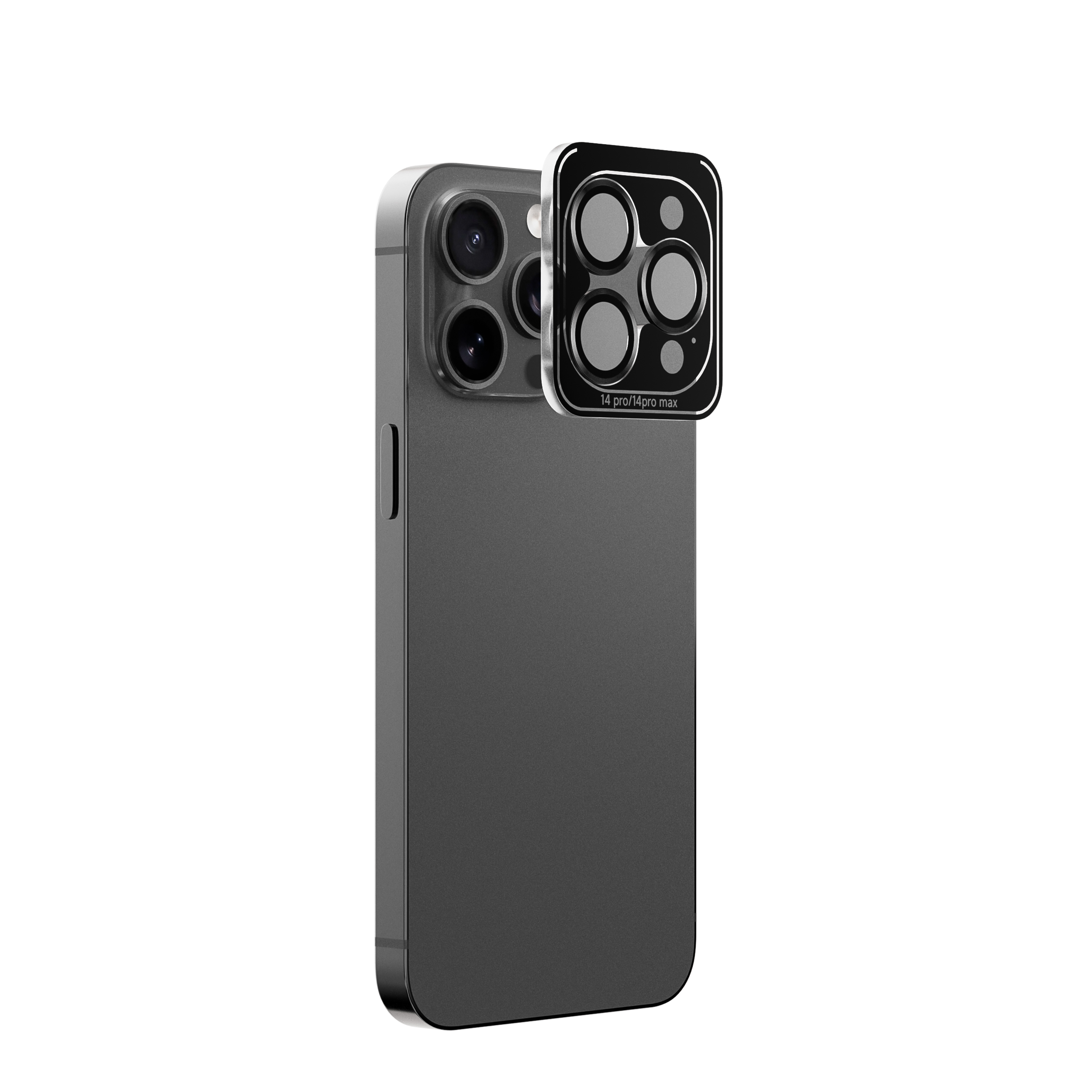 iPhone 14 Pro tempered glass camera lens protection cd pattern design