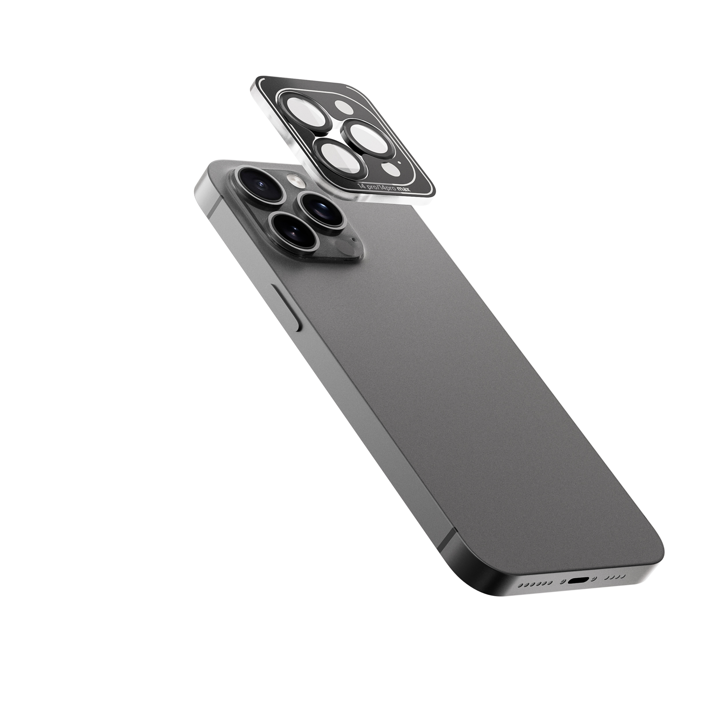 iPhone 14 Pro tempered glass camera lens protection cd pattern design - Image 2