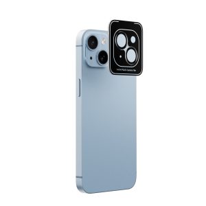 iPhone 14 tempered glass camera lens protection cd pattern design