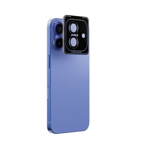 iPhone 16 Plus tempered glass camera lens protection cd pattern design