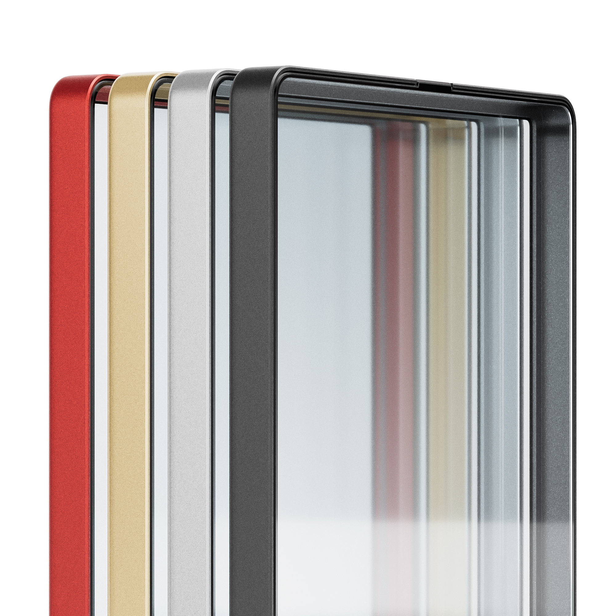 Slab Guard Fits PSA Slab UV Protection Tempered Glass & Aluminum Metal Bumper with Built-in Stand(Black) - Image 7