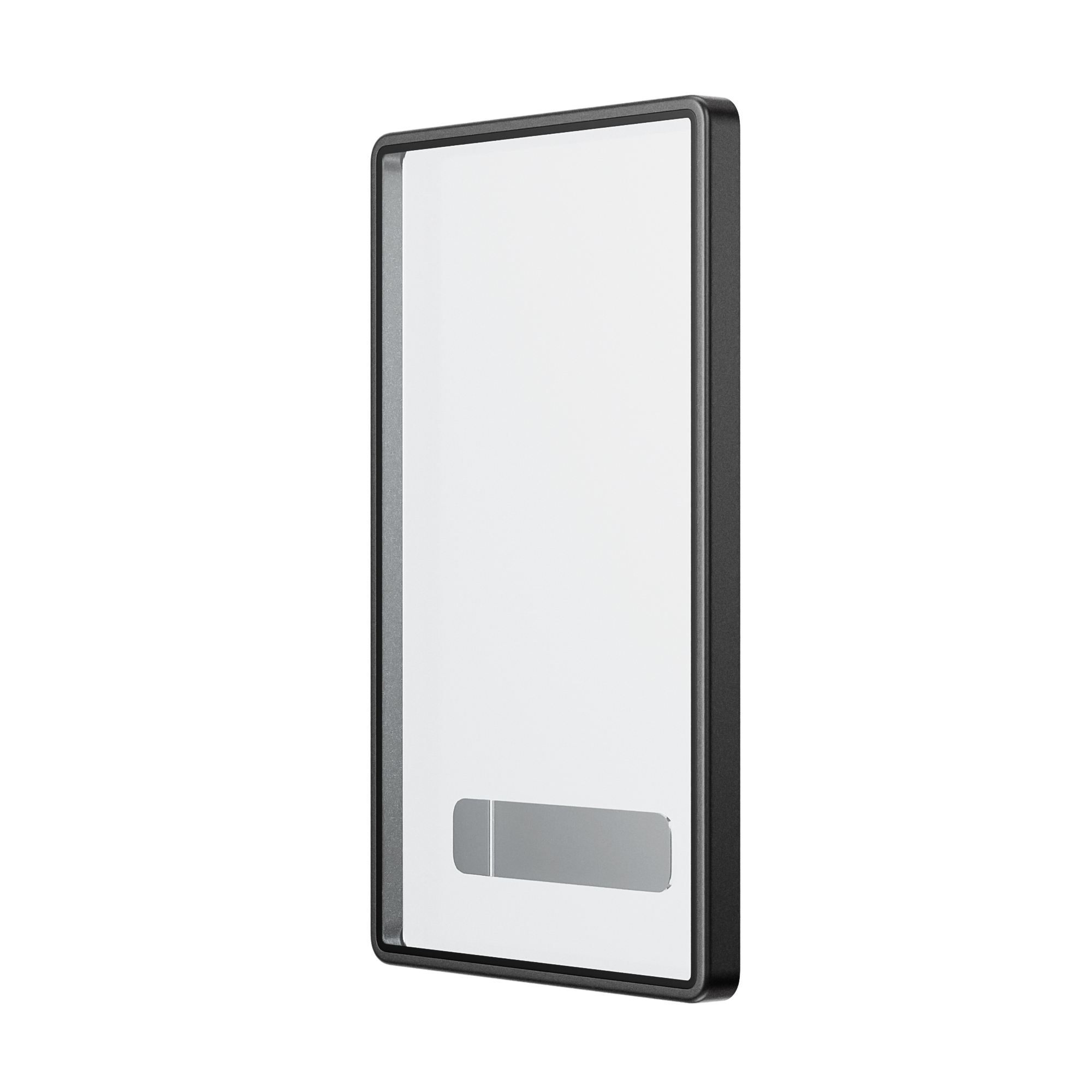 Slab Guard Fits PSA Slab UV Protection Tempered Glass & Aluminum Metal Bumper with Built-in Stand(Black) - Image 3