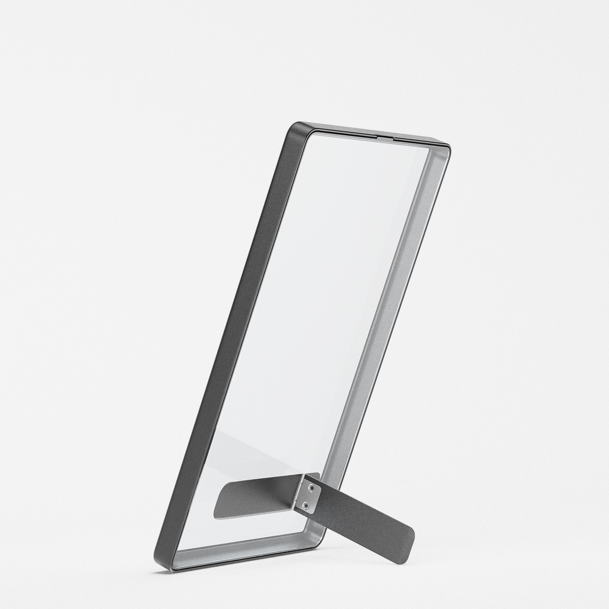 Slab Guard Fits PSA Slab UV Protection Tempered Glass & Aluminum Metal Bumper with Built-in Stand(Black) - Image 5